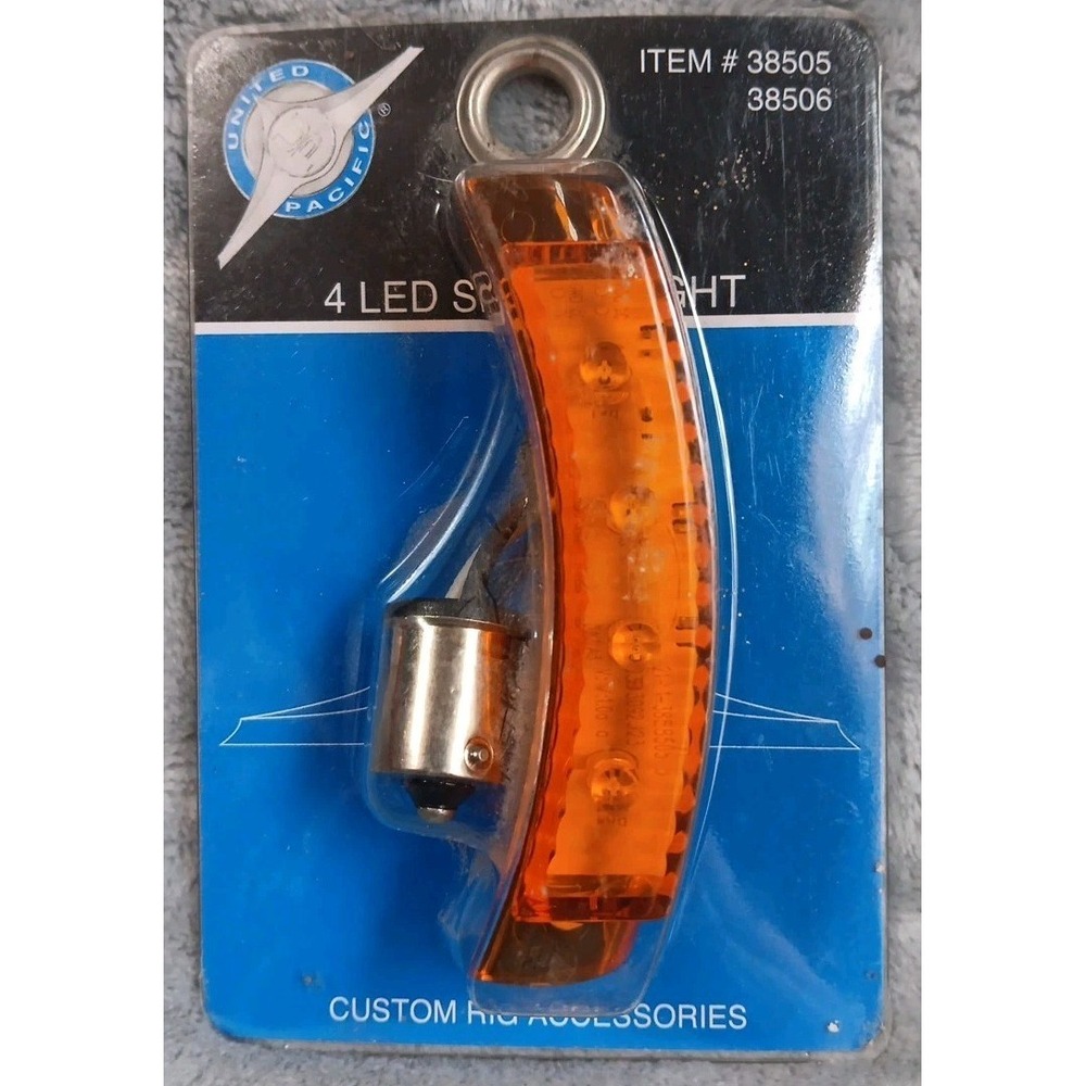 4‎ LED Turn Signal Light For United Pacific Headlight Rim ONLY Amber Lens READ